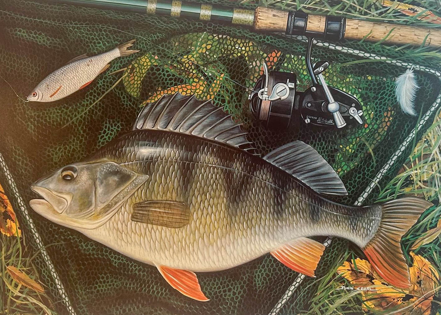 'Autumn Perch' Print by John Searl
