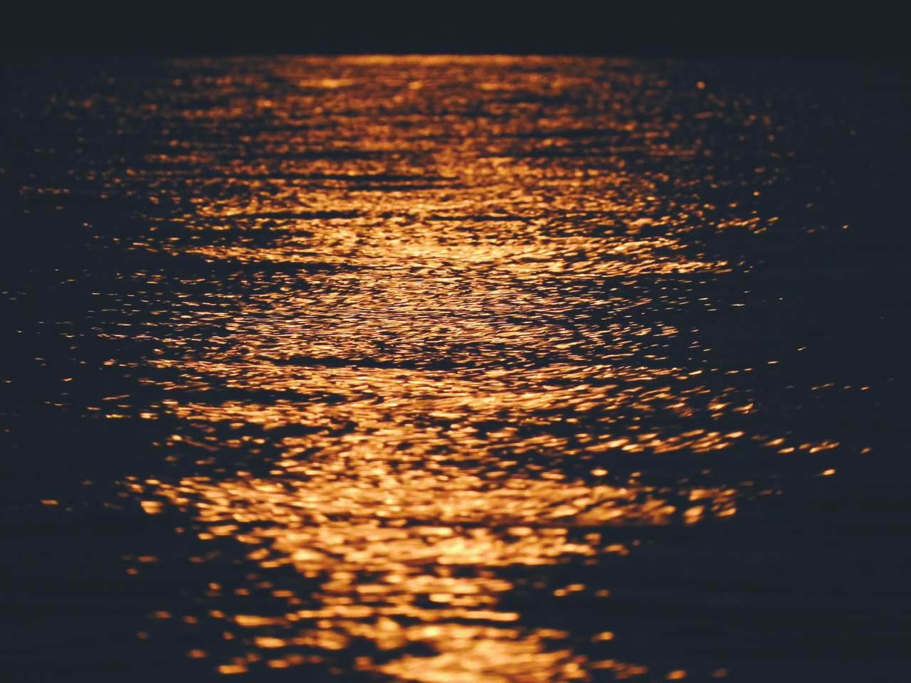 Reflection of the moon